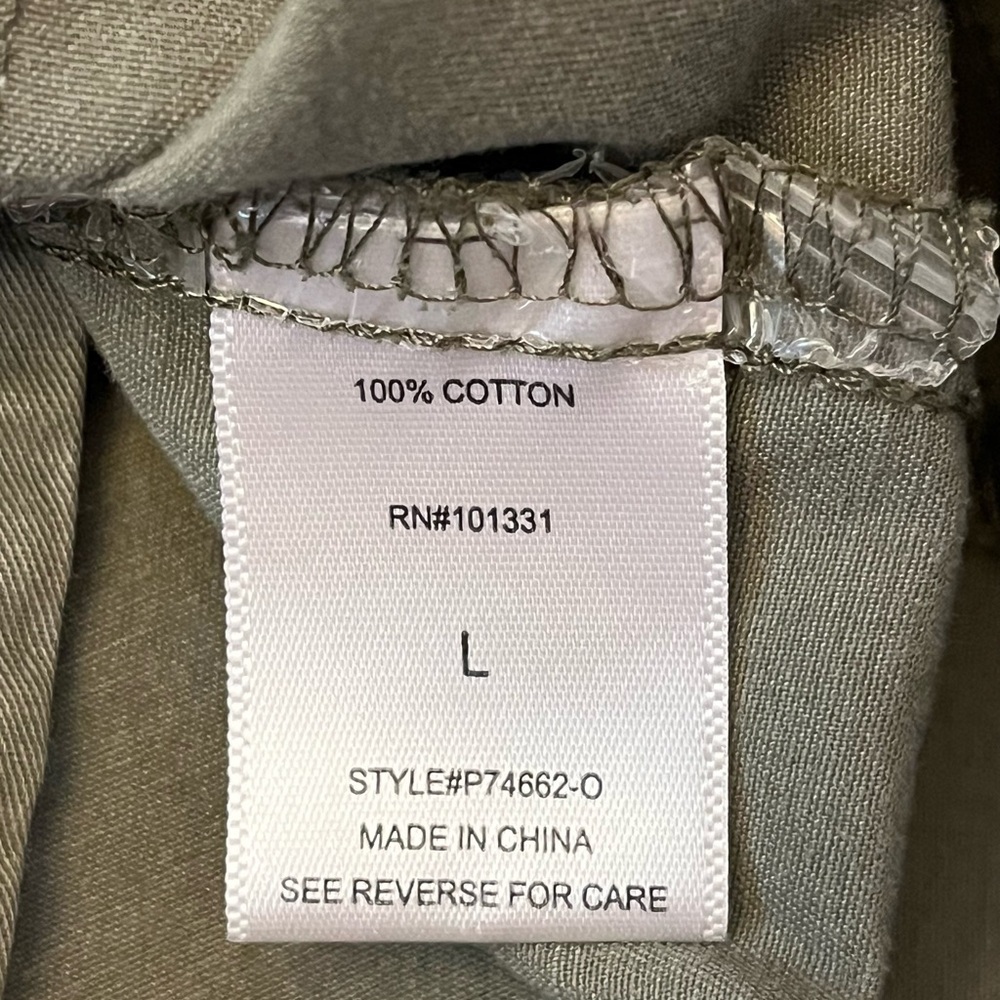Charlotte Russe Khaki Jacket Size L - Picture 4 of 4